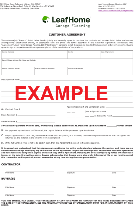 Sales Contracts